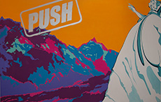 Valerie Gladwin Montgomery - 'Push': Click for a larger image of this painting